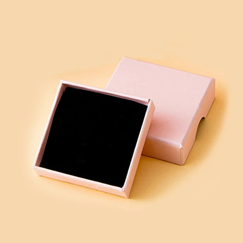 Jewelry Boxes Pink Gift Boxes Earrings Rings Necklaces Boxes Black Box JPB014